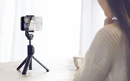 Штатив - тринога Xiaomi Mi Selfie stick tripod XMZPG01YM беспроводной монопод - трипод - мініатюра 7
