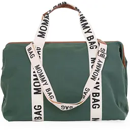 Сумка Childhome Mommy bag Signature - Canvas Green, зелена (CWMBBSCGR) - мініатюра 5