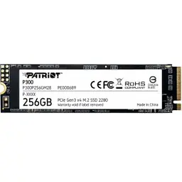 Patriot Накопичувач SSD M.2 256GB PCIe 3.0 P300 - мініатюра 2