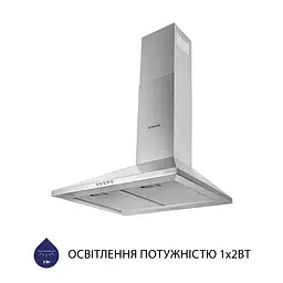 Витяжка купольна MINOLA HK 5614 I 1000 LED - мініатюра 3