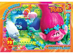 Пазли G-Toys Тролі, 70 елементів, TR0078