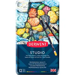 Кольорові олівці Studio 12 кольорів Derwent
