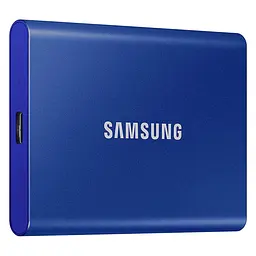 Внешний накопитель SSD Samsung T7 2TB Indigo Blue (MU-PC2T0H/WW) - мініатюра 2