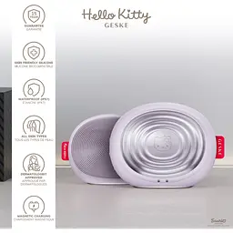 Електронна звукова термо щітка для обличчя GESKE Sonic Thermo Facial Brush 5 в 1 by Hello Kitty фіолетова - мініатюра 5