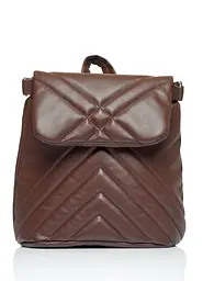 Жіночий рюкзак Sambag Loft QSH шоколадний 30 x 26 x 14 см (22011020) - мініатюра 4