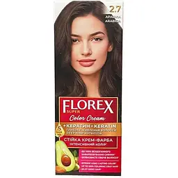 Крем-фарба Florex для волосся КЕРАТИН 2.7 Арабіка