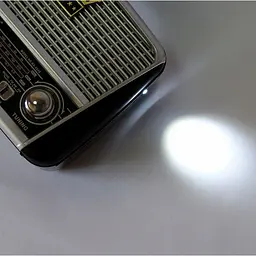 Радіоприймач Bluetooth із сонячною панеллю сірий портативна колонка радіо Golon RX-455S - мініатюра 5