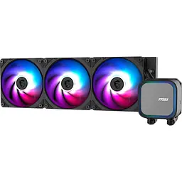 Система водяного охолодження MSI MAG CoreLiquid A13 360 Black [149412] - мініатюра 2