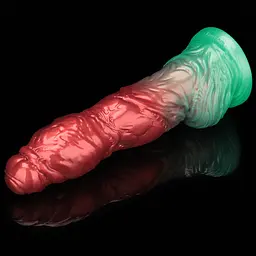 Фалоімітатор Lovetoy Dual Density 10'' 25.4 см (червоний) - мініатюра 10