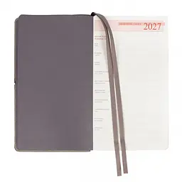 Щоденник діловий Leo Planner 2027 Glory м'який 12х20 cм 352 сторінки темно-сірий металік (252720) - мініатюра 5