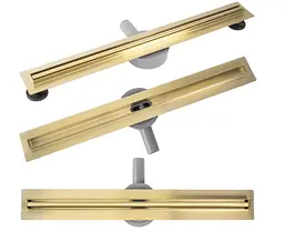 Душовий канал Rea Neox Slim Pro 100 см brushed gold REA-G6990