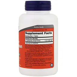 Триптофан Now Foods L-Tryptophan 1000 мг 60 таблеток - мініатюра 2