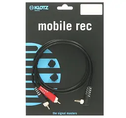 Комутаційний кабель Mini-Jack 3,5 кутовий — 2хRCA 2 м KLOTZ AY7A0200