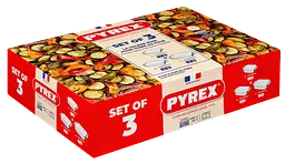 Набір форм для запікання Pyrex, 3 предмети (7263930) - мініатюра 2
