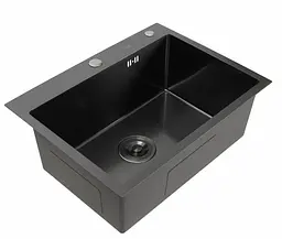Кухонна мийка Platinum HANDMADE (SP000032267) - мініатюра 2