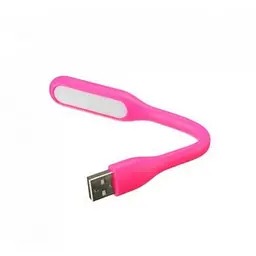 Лампа USB гнучка 1W для ноутбука чорна, світлодіодна підсвітка