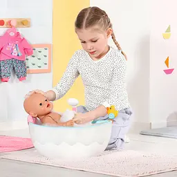 Автоматична ванночка для ляльки ЛЕГКЕ КУПАННЯ BABY born 835784 (світло, звук) - мініатюра 4