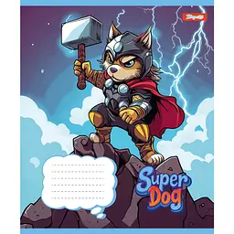 Набір зошитів 1 вересня Super Dog А5, 12 аркушів 25 шт. (768253) - мініатюра 2