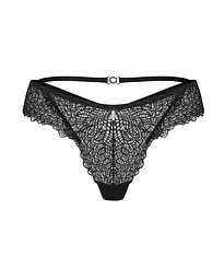 Трусики Obsessive Iliosa 2XL/3XL (чорний) - мініатюра 7