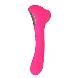 Вакуумний стимулятор клітора з вібрацією Alive New Midnight Quiver рожевий - мініатюра 6