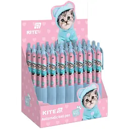 Ручка кулькова автоматична Kite Studio Pets синя 28 шт. (SP25-039) - мініатюра 2