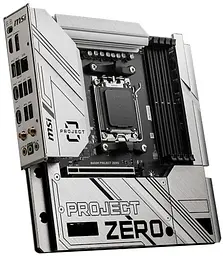 Материнська плата MSI B650M PROJECT ZERO (B650M PROJECT ZERO) (Socket AM5, AMD B650, Micro-ATX) - мініатюра 3