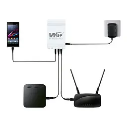 Джерело безперебійного живлення Mini UPS WGP UPS103C 20000mAh 5V/12V/12V, Li-ion 4*5Ah, для роутера та оптичного терміналу (42-00253) - мініатюра 14
