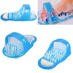 Масажний тапочок для душу з пемзою Easy Feet для миття та чищення ніг у ванну та душ - мініатюра 4