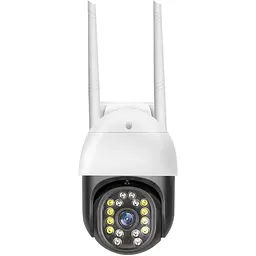 IP камера відеоспостереження Tuya C18 Wi-Fi 3MP вулична з віддаленим доступом White (3_00465) - мініатюра 2