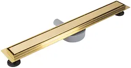Трап для душу Rea Neox 100 Pro brushed gold 2в1 REA-G2850 - мініатюра 4