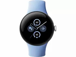 Смарт-годинник Google Pixel Watch 2 Polished Silver Aluminum Case / Bay Active Band