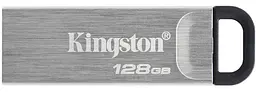 USB флеш-накопичувач Kingston DataTraveler Kyson 128GB USB-A 3.2 Gen 1 Silver/Black (DTKN/128GB) [52238] - мініатюра 2