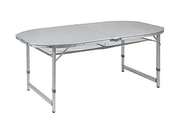 Стіл Bo-Camp Premium Oval 150x80 cm Grey (1404405) - мініатюра 2