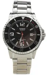 Годинники наручні кварцові чоловічі водонепроникні оригінальні Casio MTD-1053D-1AVEF (модуль №2784) - мініатюра 8