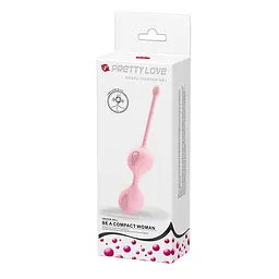 Вагінальні кульки Pretty Love Kegel Tighten Up, 16 см, рожевий - мініатюра 7