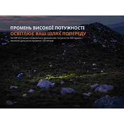 Налобний ліхтар Fenix HL12R V2.0 біле та червоне світло 500лм 125м Сірий - мініатюра 7