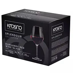 Набір келихів для червоного вина Krosno Splendour, скло, 860 мл, 6 шт. (787442) - мініатюра 3