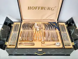 Столовий набір (фраже) Hoffburg HB 72823 GS, 72 предмети - мініатюра 2