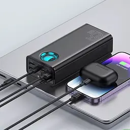 Зовнішній акумулятор Baseus Amblight Digital Display 65W 26800mAh PPLG2-65 - мініатюра 5