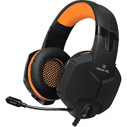 Гарнітура REAL-EL GDX-7700 Чорний/Помаранчевий - мініатюра 7