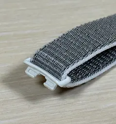 Ремінець Primo нейлоновий для смарт-годинника Huawei Band 10 / Band 9 / Band 8 - White/Grey - мініатюра 4
