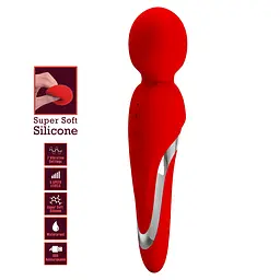 Вібромасажер Pretty Love Walter Massager Red - мініатюра 3