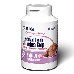 Ветсорбін Gigi Stomach Health & Diarrhea Stop N80 таблеток (VSGIG43050)