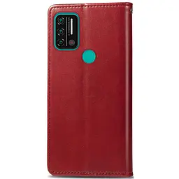 Шкіряний чохол-книжка GETMAN Gallant (PU) для Umidigi A9 Червоний - мініатюра 4