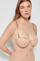 Бюстгальтер балконет 10016T Gisela бежевий 75B