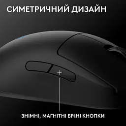 Мишка Logitech G Pro 2 Lightspeed Wireless Black (910-007295) - мініатюра 2