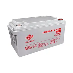 Акумуляторна батарея LogicPower 12V 65AH (LPM-MG 12 - 65 AH) AGM мультигель - мініатюра 3