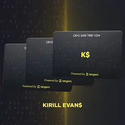 Криптогаманець Tangem Wallet 2.0 Kirill Evans на 3 картки (TG128X3-KE) - мініатюра 2