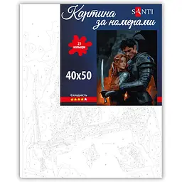 Картина за номерами Santi Шипи та троянди Фейра та Різонт 40х50 см (955061) - мініатюра 2