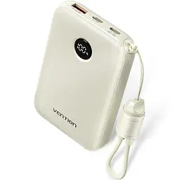 Павербанк Vention Beige 10 000 mAh / 22.5 Вт (FKAN0-C)